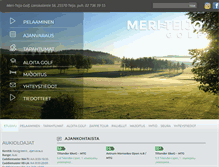 Tablet Screenshot of meriteijogolf.com